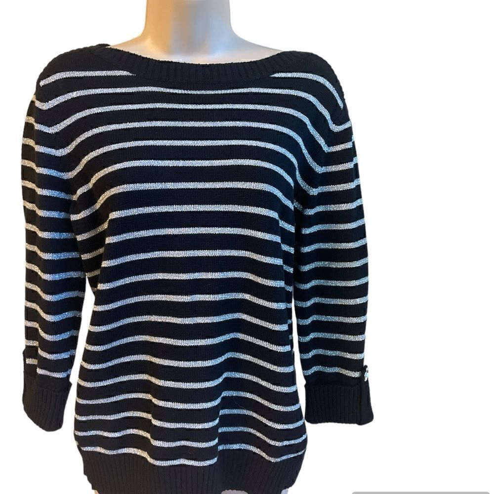 Karen scott knit sweater top